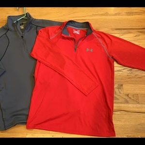2 Under Armour long sleeve shirts men’s small
